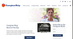 Desktop Screenshot of caregiverhelp.com