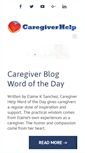 Mobile Screenshot of caregiverhelp.com